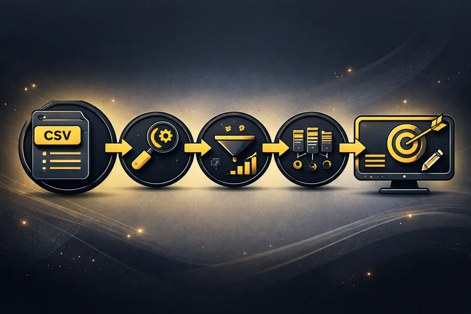 keyword search intent workflow from csv clustering and analysis process